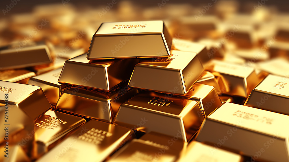 gold bar on white background realistic gold bar on white background realistic
