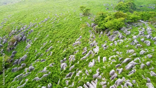 秋吉台の空撮