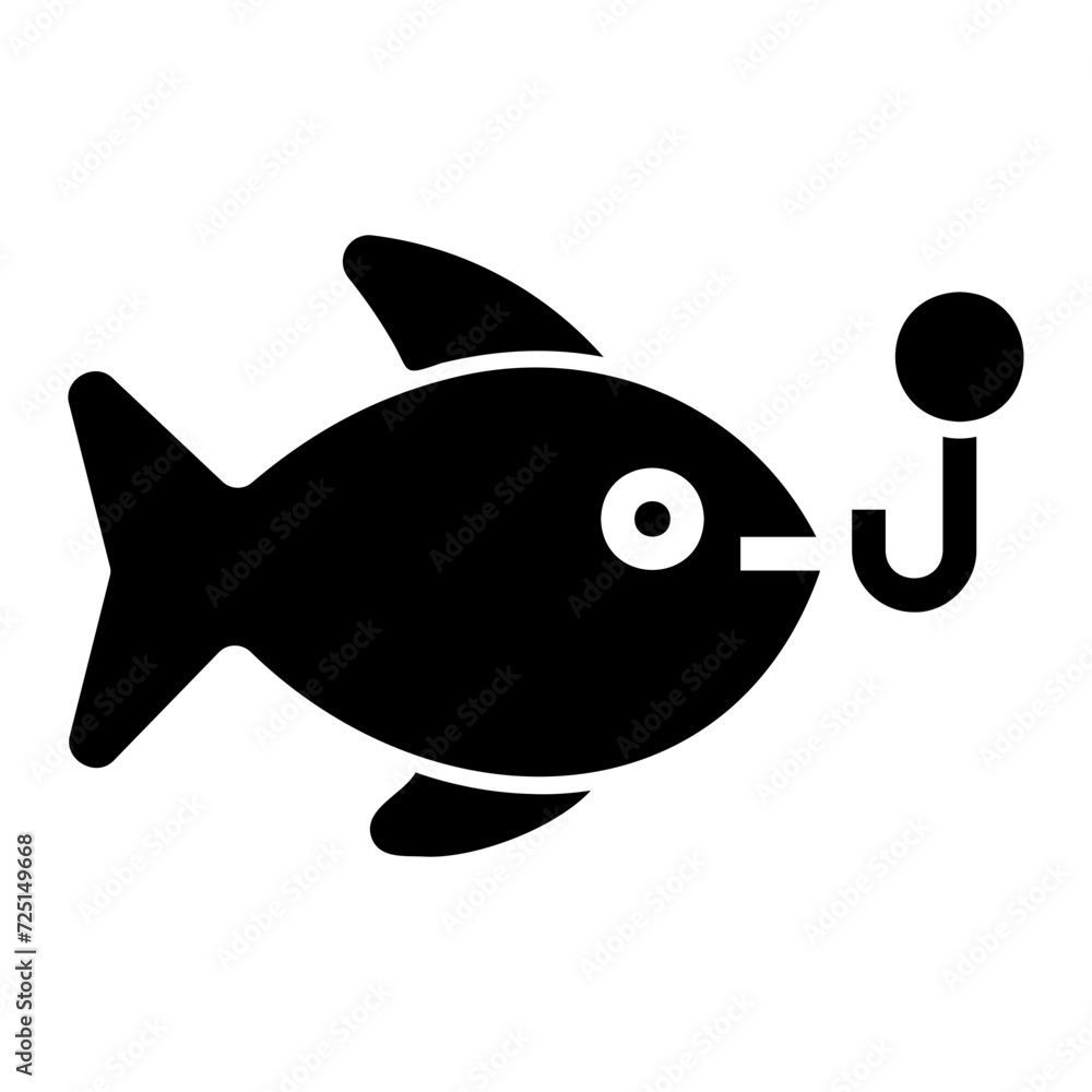 Obraz premium fish icon