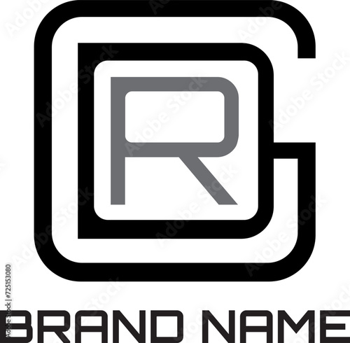 RDG, GDR initial monogram logo design vector photo