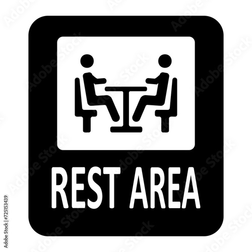 rest area icon photo