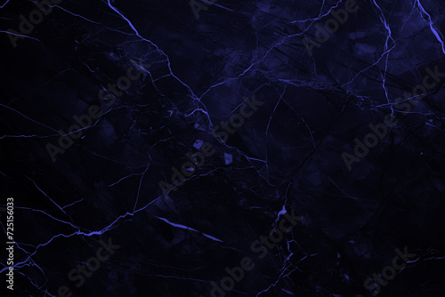 Dark blue marble banner abstract stone background. Texture of the stone. Close-up. Navy rock grunge backdrop with copy space © Konstantin