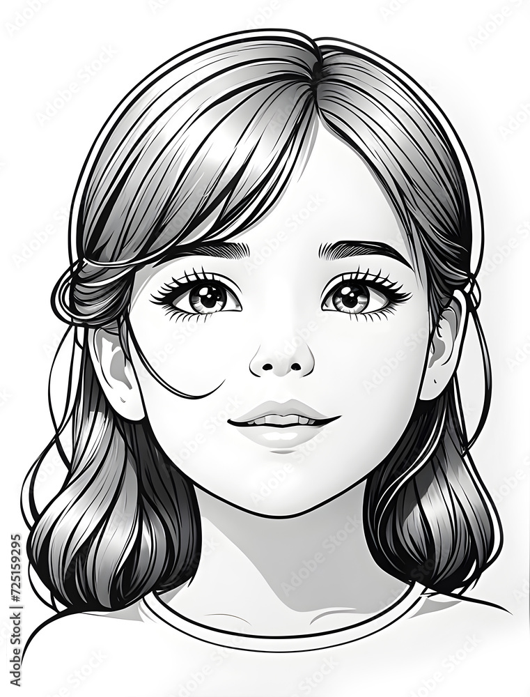 A Girl. Generate AI. A Girl. Generate AI.
