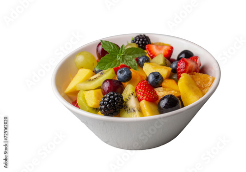 Fruit salad made from summer fruits