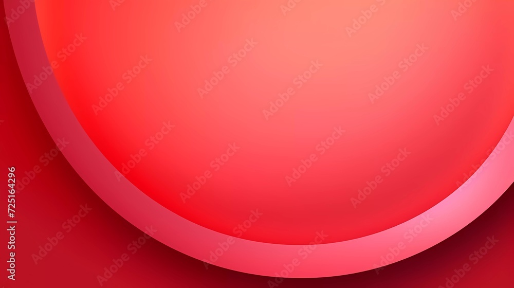 Red gradient background. Smooth color combination of abstract circle paper cut. generative ai Red gradient background. Smooth color combination of abstract circle paper cut. generative ai