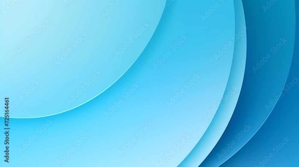 Light blue gradient background. Smooth color combination of abstract circle paper cut. generative ai Light blue gradient background. Smooth color combination of abstract circle paper cut. generative ai