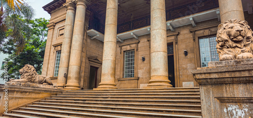 Facade of Nairobi Library