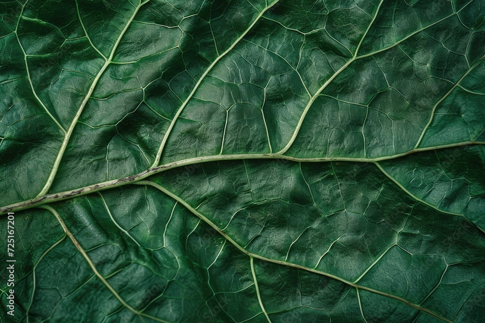 Macro of green leaves Generated by AI Macro of green leaves Generated by AI