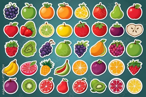 set of fruits