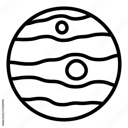 jupiter planet icon 