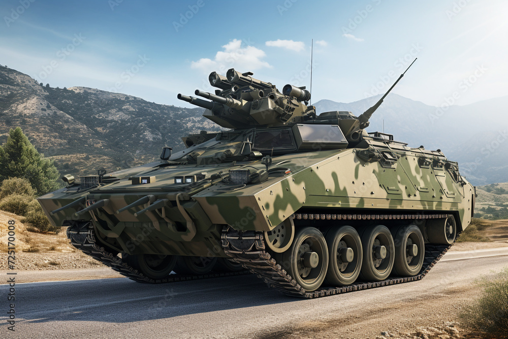 armoured infantry fighting vehicle 3D rendering armoured infantry fighting vehicle 3D rendering