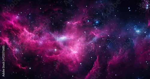 galaxy and nebula background in outer space photo