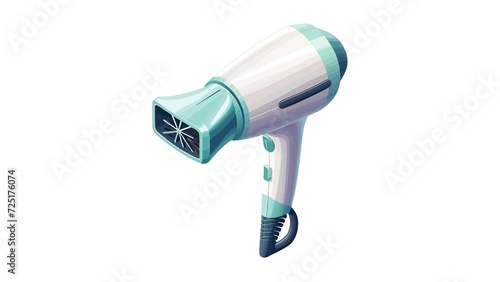 blow dryer Icon of nice animated for your isometric videos easy to use with Transparent Background