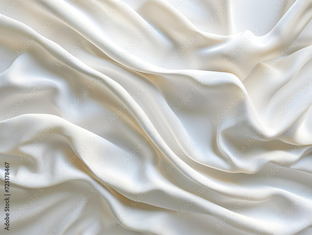 Obraz premium white silk fabric for background