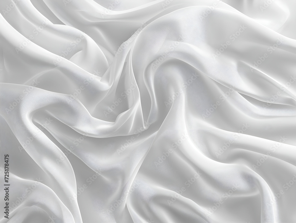 Obraz premium white silk fabric for background