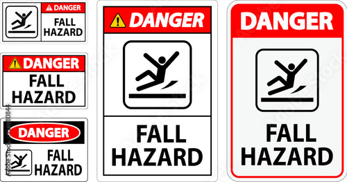 Danger Sign, Fall Hazard