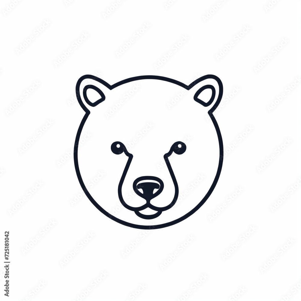 Bold Monochromatic Animal Vector Icon Bold Monochromatic Animal Vector Icon