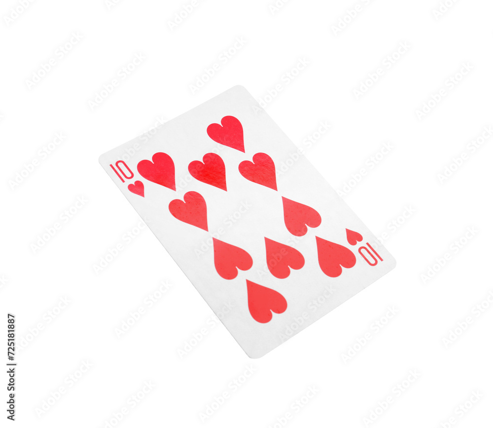 Playing card isolated on white. Poker game Playing card isolated on white. Poker game