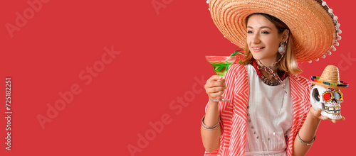 Beautiful Mexican woman in ...