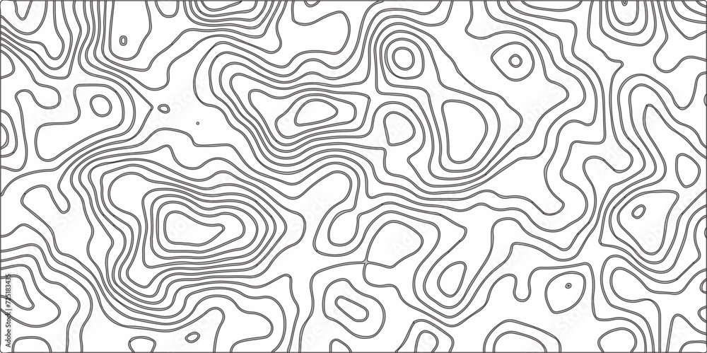 Abstract topographic contours map background. Modern design with White topographic wavy pattern. Geographic mountain relief. Black line paper curve topographic design Abstract topographic contours map background. Modern design with White topographic wavy pattern. Geographic mountain relief. Black line paper curve topographic design