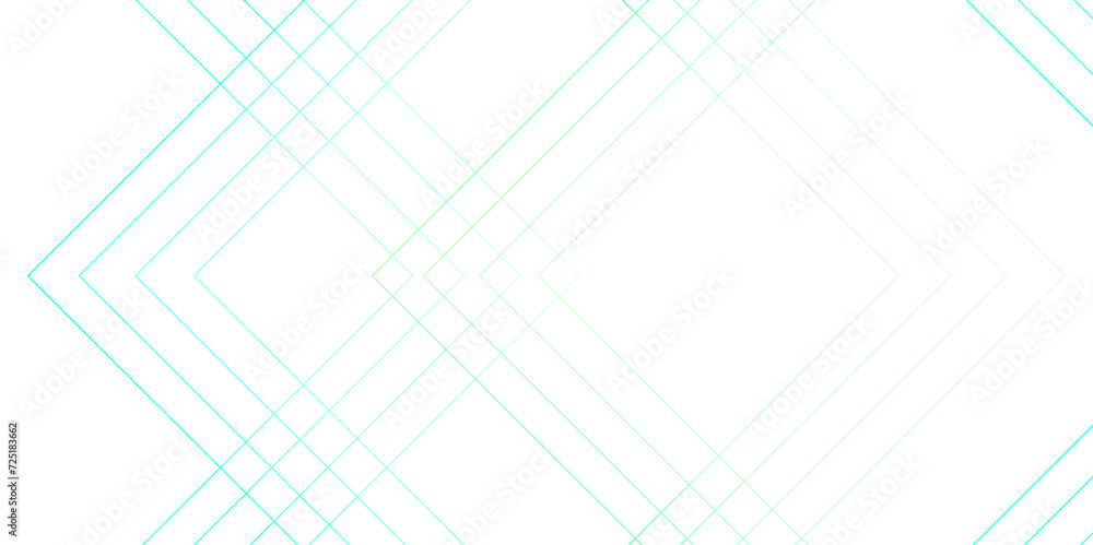 Abstract colorful technology background with lines. Geometric squares in bright light. Modern minimal and clean white blue background with line. Futuristic geometric shape with realistic line template