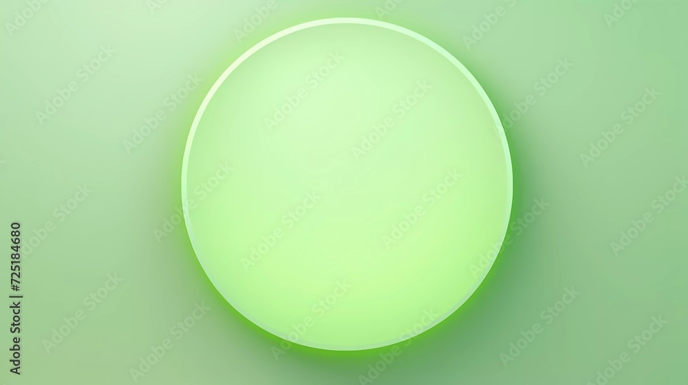 Light green background, Abstract geometric circle ring color shape. generative ai Light green background, Abstract geometric circle ring color shape. generative ai