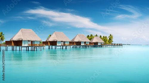 tropical resort pool © Artificial images