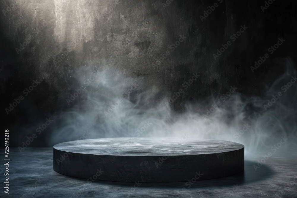 Podium black dark background Podium black dark background