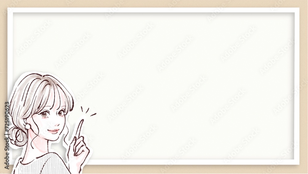 女性・女の子のイラスト素材 女性・女の子のイラスト素材