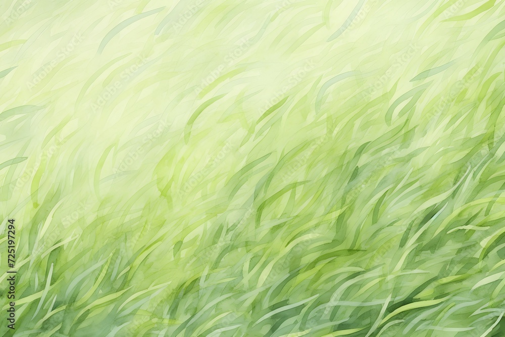 Watercolor green grass meadow field surface background textured illustration for landscape nature art Watercolor green grass meadow field surface background textured illustration for landscape nature art