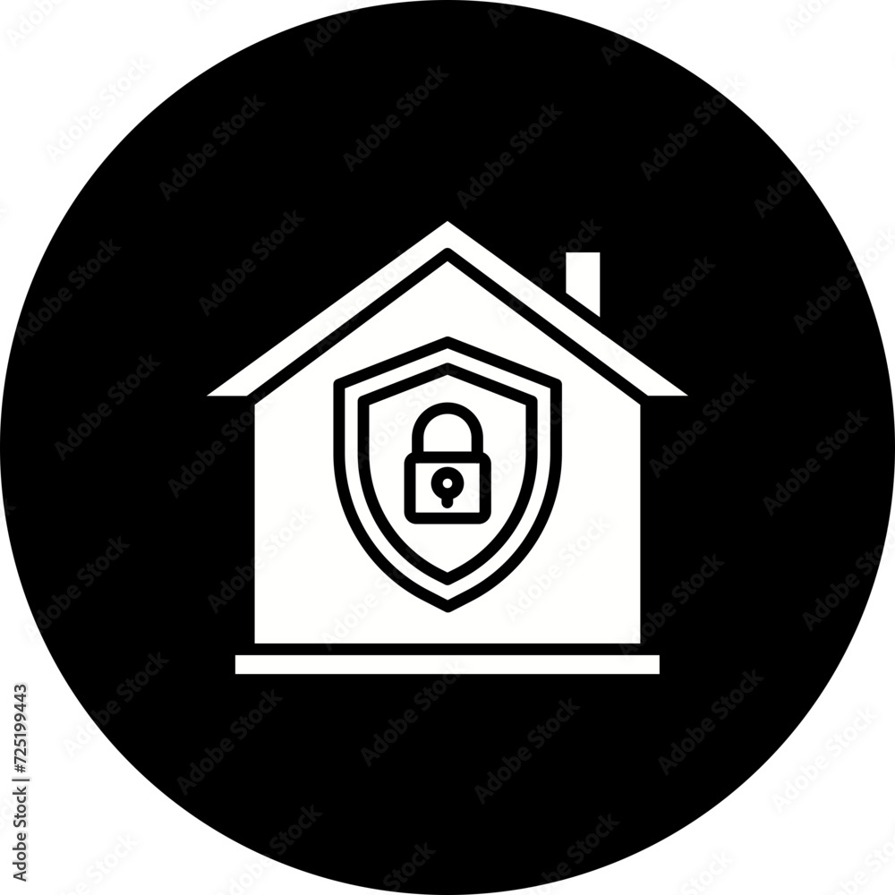 Home Security Icon Home Security Icon