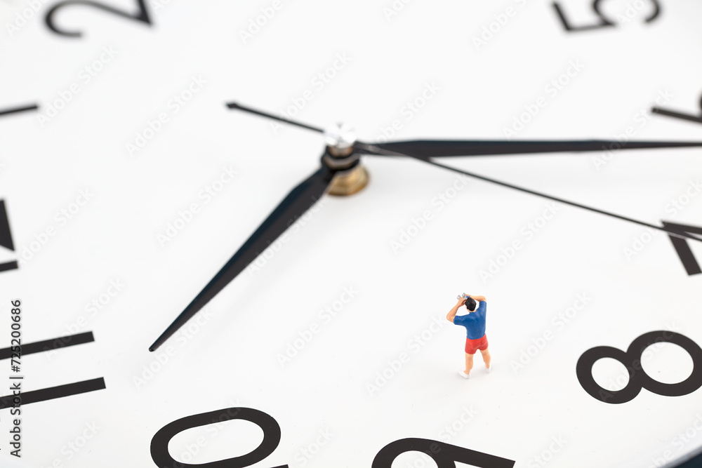 Miniature creative dial on the distant look Miniature creative dial on the distant look