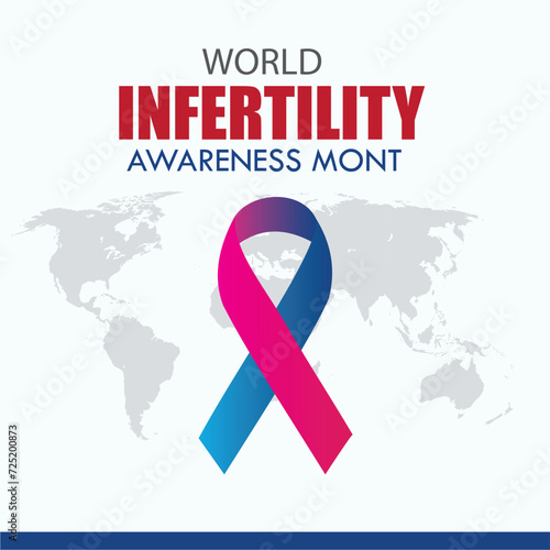 World Infertility Awareness Month vector design. Simple and Elegant Design