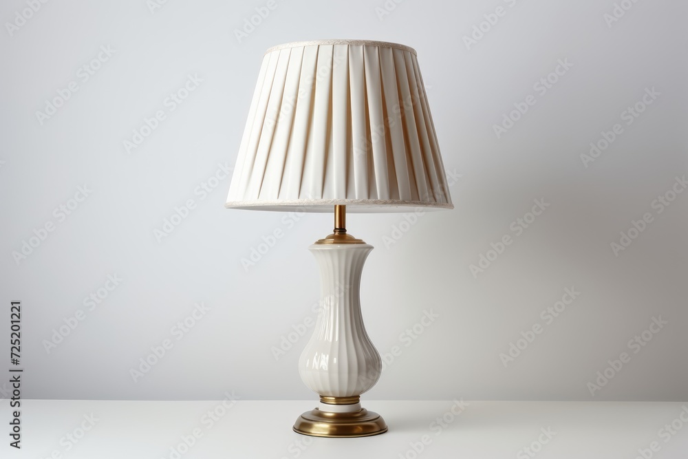 Table lamp isolated on white background Table lamp isolated on white background