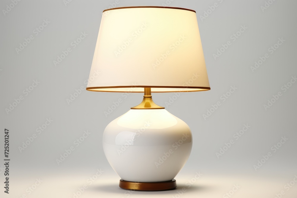 Table lamp isolated on white background Table lamp isolated on white background