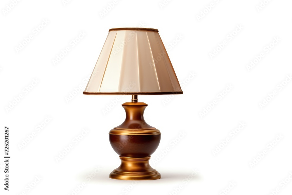 Obraz premium Table lamp isolated on white background