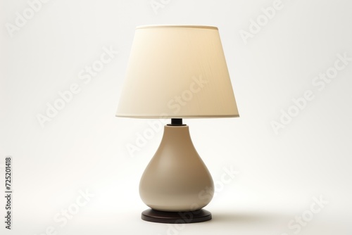 Table lamp isolated on white background