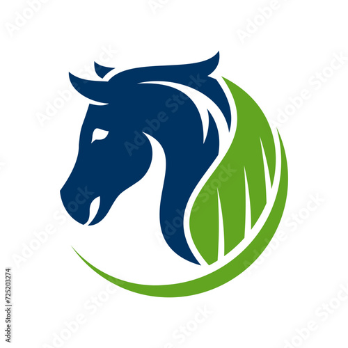 Horse Logo design Template Vector illustration