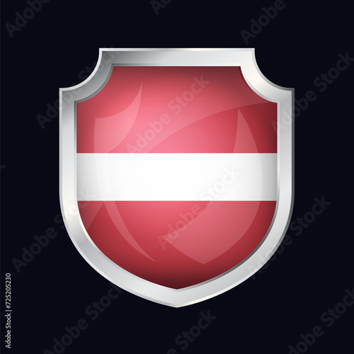 Latvia Silver Shield Flag Icon Free Download Latvia Silver Shield Flag Icon - GFXLoad