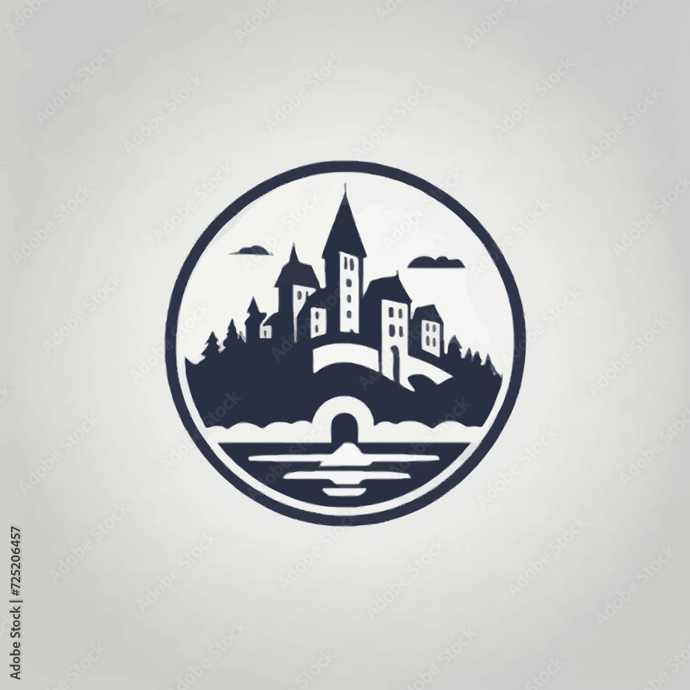 Town Logo Design Very Cool