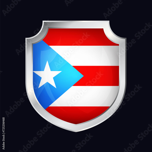 Puerto Rico Silver Shield Flag Icon Free Download Puerto Rico Silver Shield Flag Icon - GFXLoad