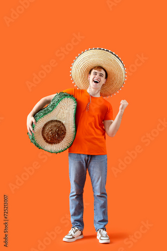 Portrait of happy Mexican m...