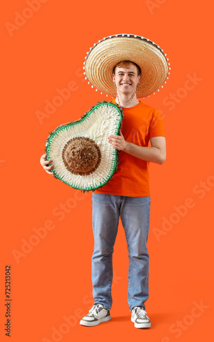 Portrait of young Mexican m...