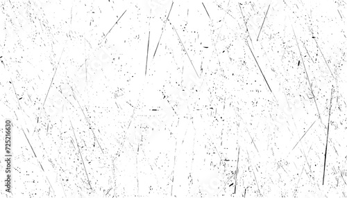 Grainy abstract texture on a white background. Design element. Grunge black and white background. Distress overlay texture for your design. Vector illustration