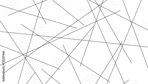 Random chaotic lines. Abstract geometric pattern. Outline monochrome texture. random diagonal lines image. black and white pattern of thin undulating lines arranged diagonally.