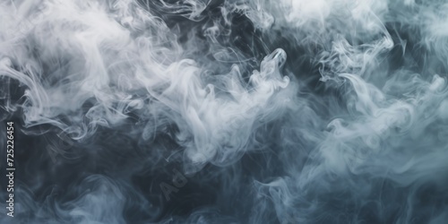 Ethereal smoke pattern, blending soft grays, whites, and subtle blues, creating a mysterious and mystical atmosphere photo