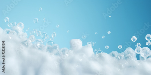 Bath foam background shampoo bubbles texturesparkling shampoo and bath lather 