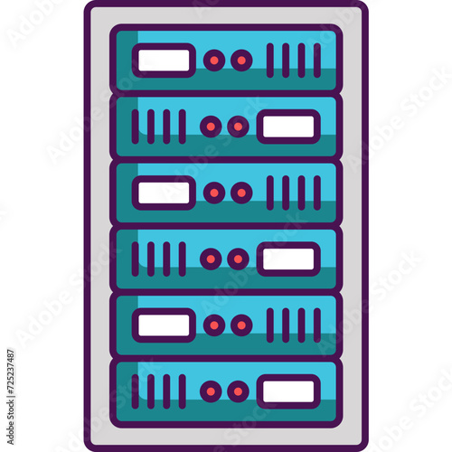 Server icon, Data server symbol, Hosting emblem, Server room graphic, Network server, Server rack symbol, Data center icon, Server infrastructure, Server management, Server technology, Server system, 