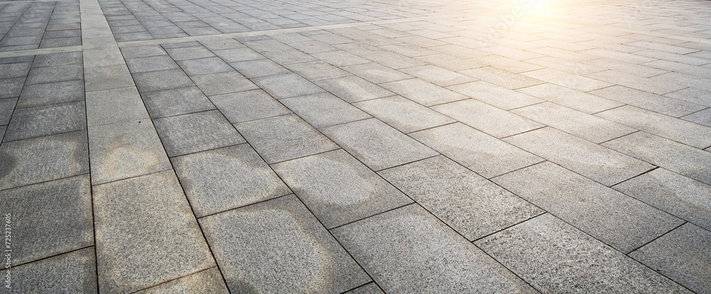 Fototapeta premium Marble building pavement
