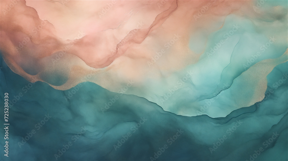 Tranquil Depths: Coral to Teal Textured Transition
Tranquil Depths: Coral to Teal Textured Transition